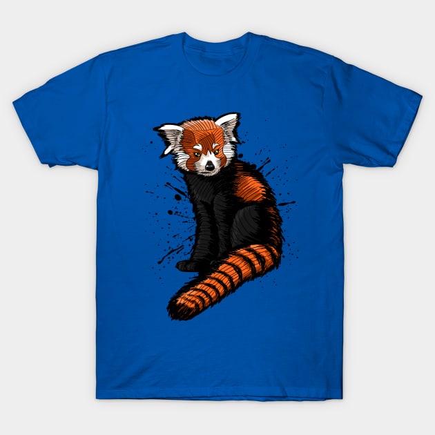 Sketch Red Panda T-Shirt by albertocubatas